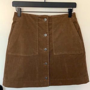 Corduroy mini Skirt